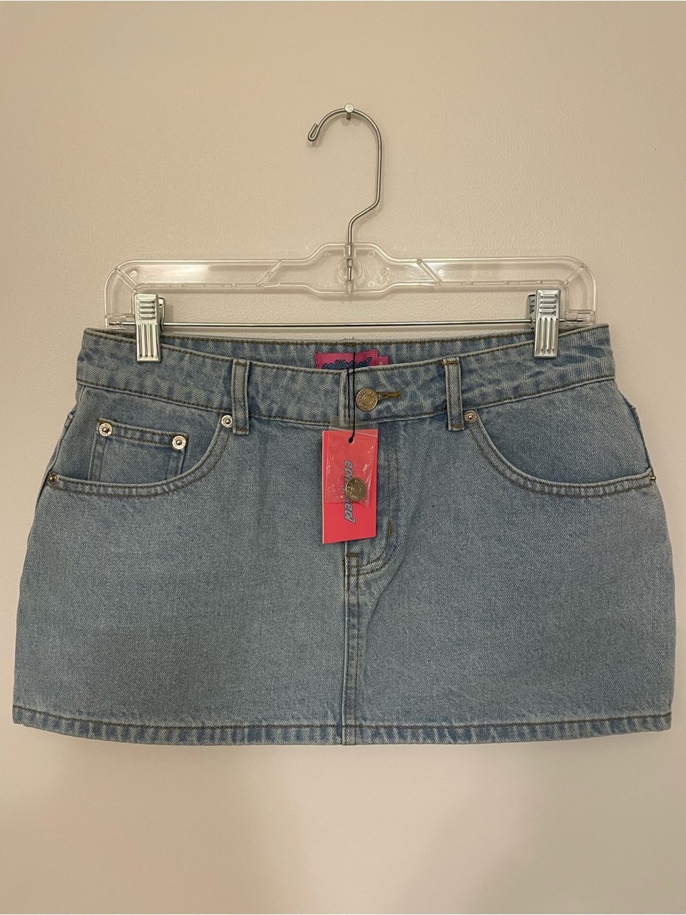 Edikted Denim Mini Skirt
